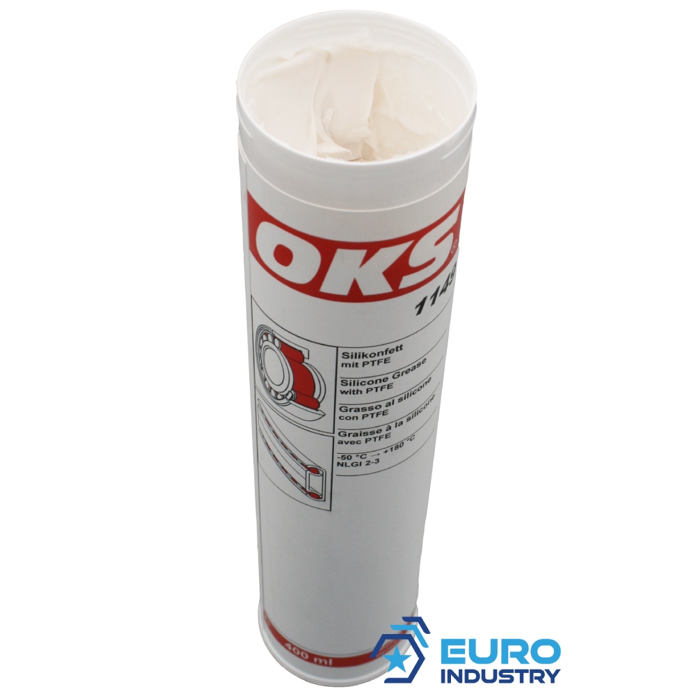 pics/OKS/E.I.S. Copyright/Cartridge/1149/oks-1149-long-lasting-silicone-grease-with-ptfe-400ml-cartridge-003.jpg